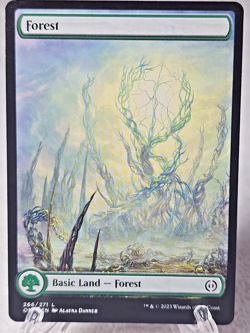 MTG Forest (271) Full Art Phyrexia: All Will Be One 2023 Magic Card Land NM - Image 1