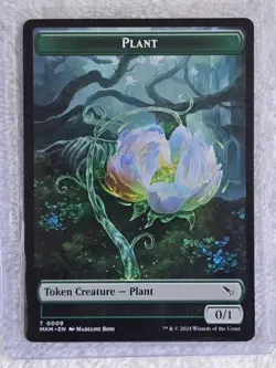 MTG Plant Token Art Card #9 Murders at Karlov Manor Magic Card Token NM - Image 4