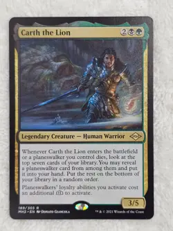 MTG Carth the Lion #189 Modern Horizons 2 2021 Magic Card Rare NM - Image 1