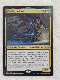 MTG Carth the Lion #189 Modern Horizons 2 2021 Magic Card Rare NM - Image 2