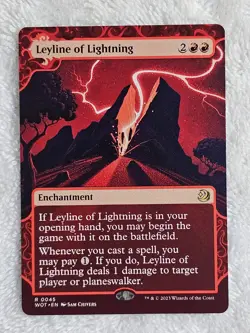MTG Leyline of Lightning - Wilds of Eldraine (WOE) #45 Magic Card Rare NM - Image 1