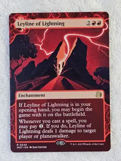 MTG Leyline of Lightning - Wilds of Eldraine (WOE) #45 Magic Card Rare NM - Image 2