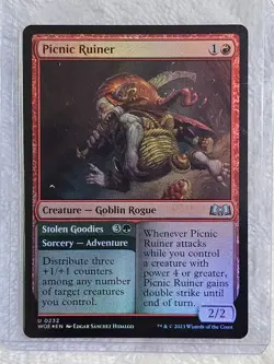 MTG Picnic Ruiner FOIL - Wilds of Eldraine (WOE) #232 Magic Card U NM - Image 1