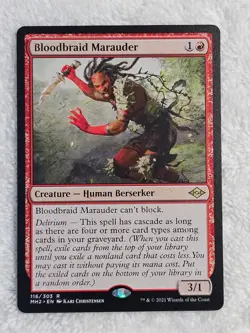 MTG Bloodbraid Marauder #116 Modern Horizons 2 2021 Magic Gathering Card Rare NM - Image 1