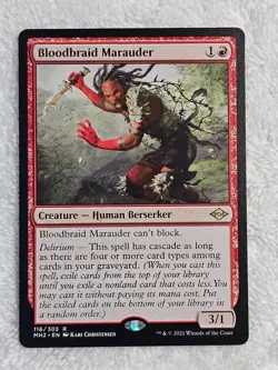 MTG Bloodbraid Marauder #116 Modern Horizons 2 2021 Magic Gathering Card Rare NM - Image 2