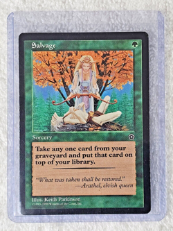 MTG Salvage - Portal Second Age 1998 Magic The Gathering Card LP - Image 4