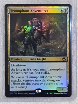 MTG Triumphant Adventurer FOIL #237 Adventures in the Forgotten Realms Rare NM - Image 4