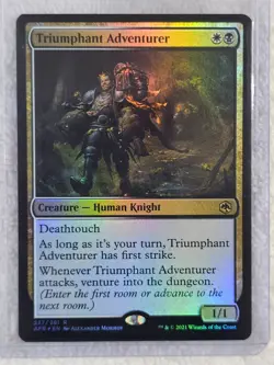 MTG Triumphant Adventurer FOIL #237 Adventures in the Forgotten Realms Rare NM - Image 5