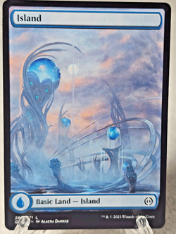MTG Island (263) Full Art Phyrexia: All Will Be On 2023 Magic Card Land NM - Image 1