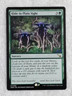 MTG Hide in Plain Sight #166 Murders at Karlov Manor Magic Card Rare NM - Image 1