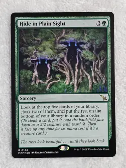 MTG Hide in Plain Sight #166 Murders at Karlov Manor Magic Card Rare NM - Image 2