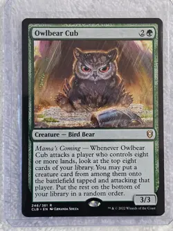 MTG Owlbear Cub #246 Battle for Baldur's Gate Magic Gathering Card Rare NM - Image 5