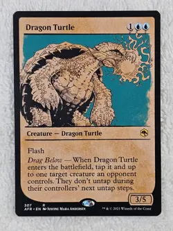 MTG Dragon Turtle Showcase #307 Adventures in the Forgotten Realms Rare NM - Image 2