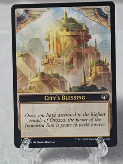 MTG City's Blessing Rat #49 17 Double-Sided Token Commander Masters T NM - Image 1