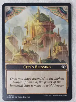 MTG City's Blessing Rat #49 17 Double-Sided Token Commander Masters T NM - Image 3