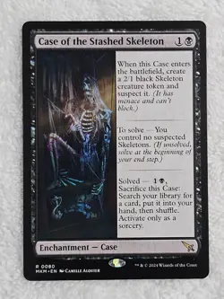 MTG Case of the Stashed Skeleton #80 Murders at Karlov Manor Magic Card Rare NM - Image 1