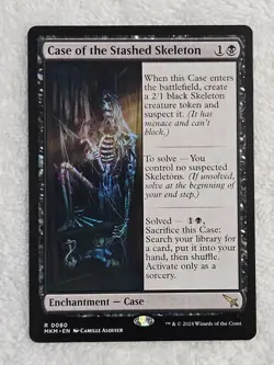 MTG Case of the Stashed Skeleton #80 Murders at Karlov Manor Magic Card Rare NM - Image 2