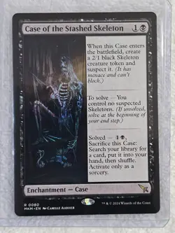 MTG Case of the Stashed Skeleton #80 Murders at Karlov Manor Magic Card Rare NM - Image 5