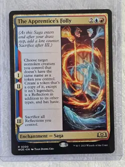 MTG The Apprentice's Folly - Wilds of Eldraine (WOE) #200 Magic Card Rare NM - Image 5