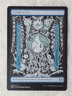 MTG Island (268) Full Art Phyrexia: All Will Be On 2023 Magic Card Land NM - Image 2
