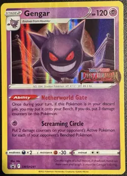 Pokemon GENGAR SWSH241 Stamped Promo (Sword & Shield) Lost Origin LP - Image 1