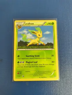 Leafeon 7/111 Furious Fists Regular Rare Pokemon Card TCG English LP - Image 1