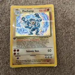 Pokemon Machamp 1st Edition 008/102 Deck Exclusives Holo - Image 1