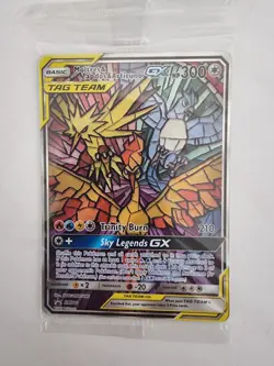 SM210 Black Star Promo Moltres & Zapdos & Articuno GX - Hidden Fates ETB Pokemon - Image 1