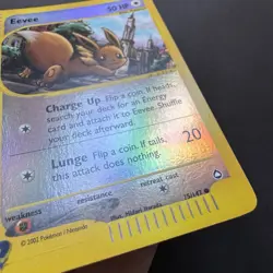 Eevee #75/147 Holo Reverse Eng Aquapolis E-Series 2002 - Pokemon Rare Card - Image 4