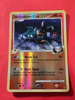 2009 Pokemon TCG Platinum #50 Houndoom G, REVERSE HOLO, UC, cd1 - Image 1