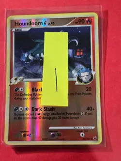 2009 Pokemon TCG Platinum #50 Houndoom G, REVERSE HOLO, UC, cd1 - Image 3