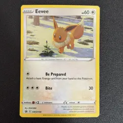 Pokemon TCG Eevee SWSH190 Black Star Promos - NM - Image 1