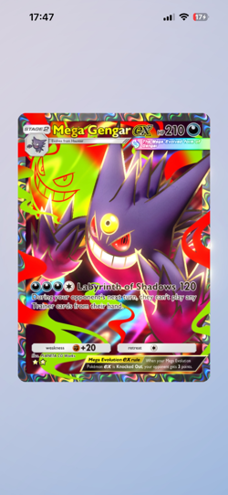 pokemon tcg pocket Mega gengar EX - Image 1