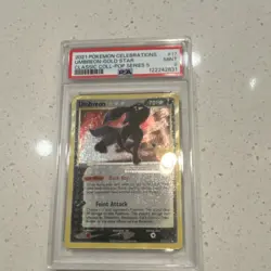 Pokemon Celebrations Classic Collection Umbreon Star 17/17 Holo PSA 9 - Image 1