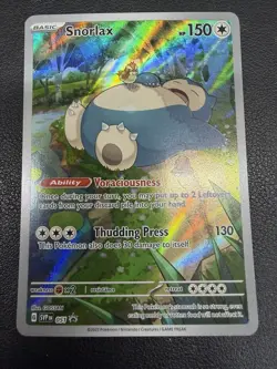 Pokemon 151 TCG Snorlax Promo Card - Image 1