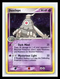 💥 2007 Pokemon TCG Dusclops - (EX Power Keepers) 14/108 Deck Exclusives Holo - Image 1