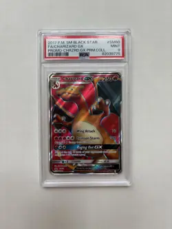 Pokemon TCG Charizard GX SM Black Star SM60 Promo Full Art Holo PSA 9 2017 Mint - Image 1