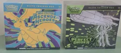 Pokemon: Lot of 2 Ascended Heroes ETB & Perfect Order ETB New Sealed - Image 1