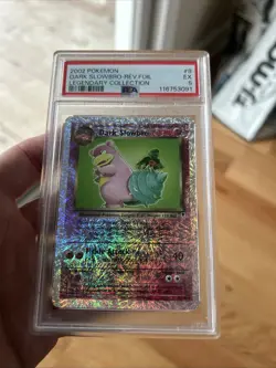 2002 POKEMON LEGENDARY COLLECTION #8 DARK SLOWBRO-REVERSE FOIL HOLO PSA 5 - Image 1