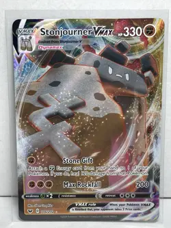 Stonjourner VMAX 116/202 Pokemon Swsh01: Sword & Shield Ultra Rare Holo - Image 1