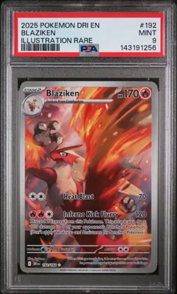 Blaziken Pokemon Destined Rivals 192 PSA 9 - Image 1