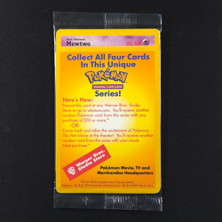 Pokemon The First Movie WB Warner Bros Mewtwo Black Star Promo Sealed - Image 1