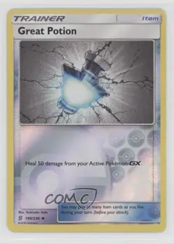 Great Potion Reverse Foil Pokemon Sun & Moon Unified Minds #198 - Image 1