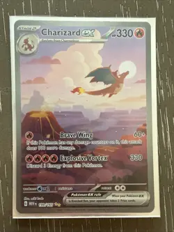 Charizard ex 199/165 SIR Sv Scarlet & Violet 151 Holo Pokemon - Look Pics Lp - Image 1