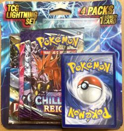 Pokemon TCG Lightning Set 3x Chilling Reign Pack And 1x Lost Origin Pack! - Image 1
