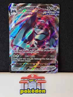 Metagross VMAX 113/198 Sword & Shield - Chilling Reign Holo Pokemon TCG NM - Image 1