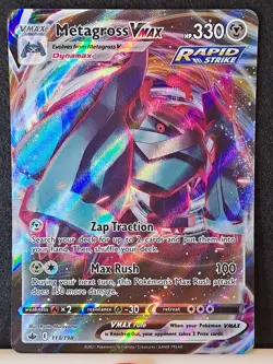 Metagross VMAX 113/198 Sword & Shield - Chilling Reign Holo Pokemon TCG NM - Image 2