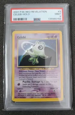 Celebi 3/64 Neo Revelation Holo #3 PSA Mint 9🔥Vintage Pokemon LOW POP New Cert! - Image 1