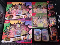 Pokemon Ascended Heroes Lot + 4 Perfect Order Promo Packs. 2 Boxes, Tins, Packs. - Image 1