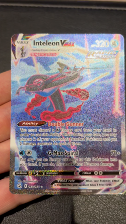 Inteleon VMAX 266/264 Fusion Strike Alternate Art Pokemon TCG - Mint - Image 2
